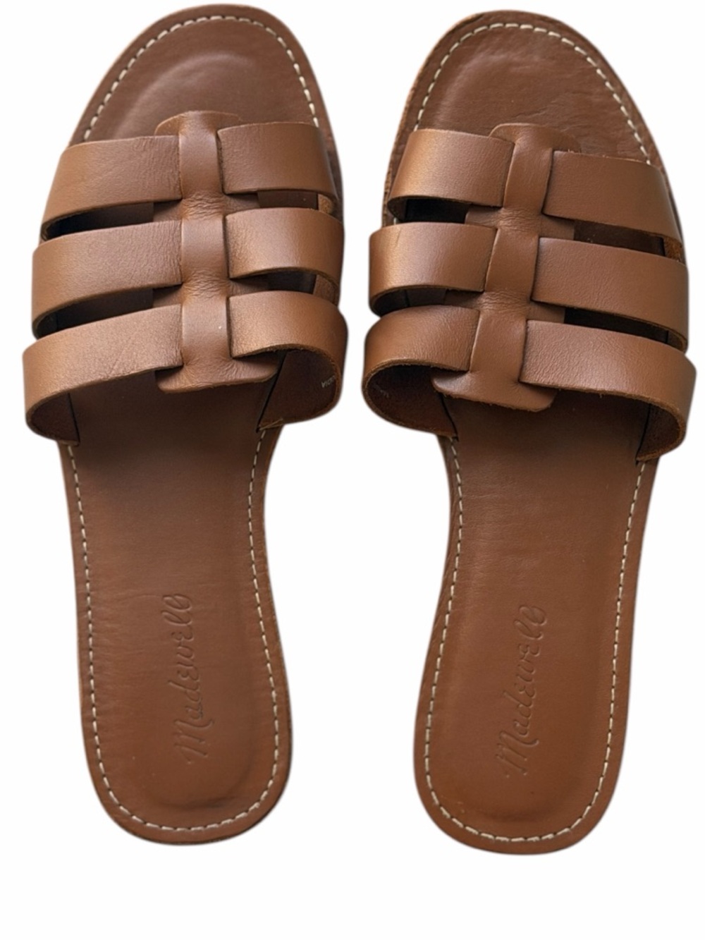 MADEWELL The Boardwalk Fisherman Slide
Sandal in Leather Size 7.5